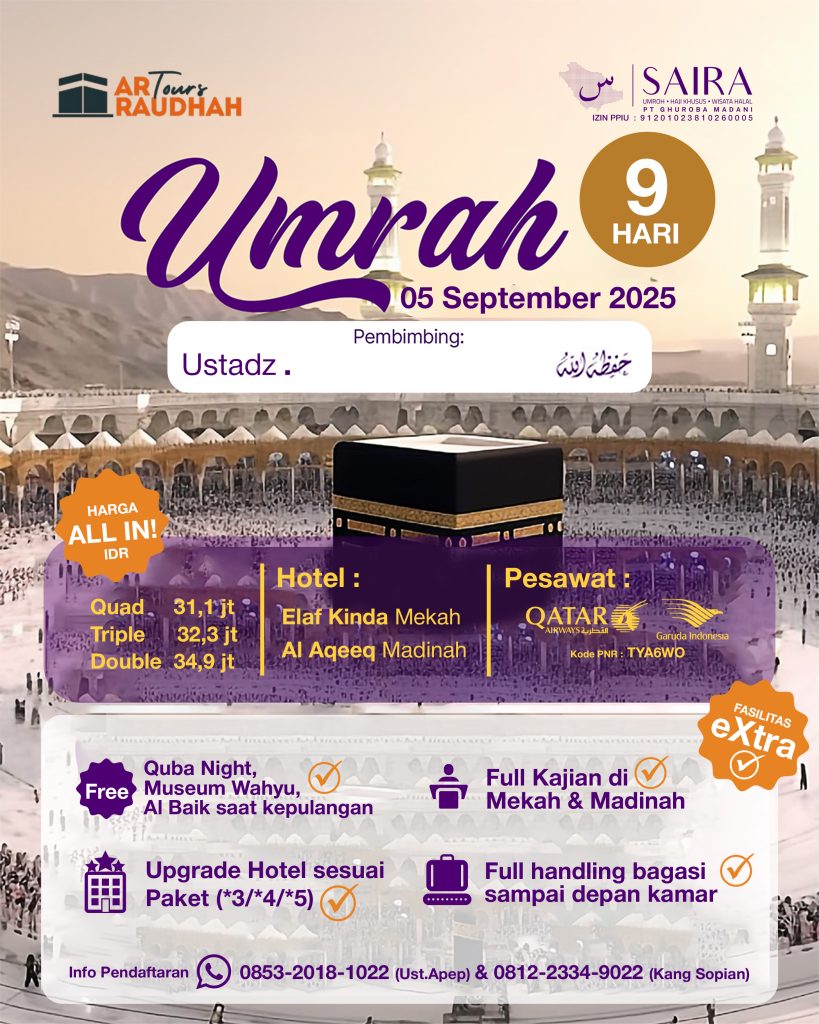 Flyer Ar Raudhah Gold 05 September 2025